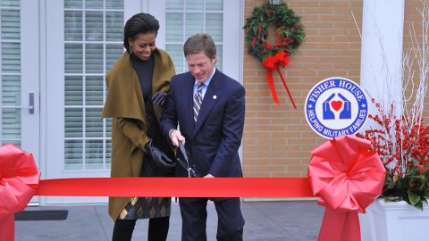 Whether or not you supported the U.S. military action in Iraq, Afghanistan or elsewhere, wounded troops returning home need your support. They get it at Fisher House Foundation homes, like the one here in Bethesda, Maryland, with first lady Michelle Obama and foundation Chairman Ken Fisher. 