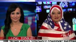 The woman who wore an American flag hijab on Fox_00001006