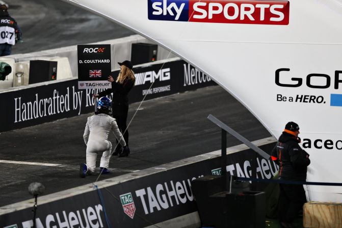 There's hijinks aplenty at the ROC. David Coulthard, the defending 2014 champion, pretends to start a race without a car. "We're all brought together by the love of competition and the motor car," the former F1 race-winner told CNN.