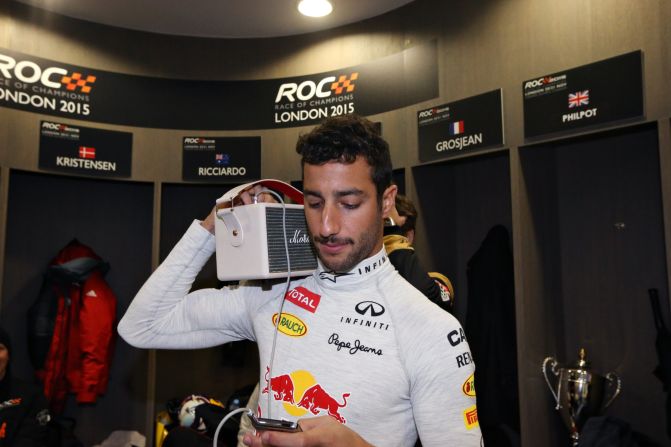 "F1 is quite a selfish sport," says Red Bull Racing grand prix winner Daniel Ricciardo but it's a big love-in at ROC where the Australian gets the party started in the locker room. 