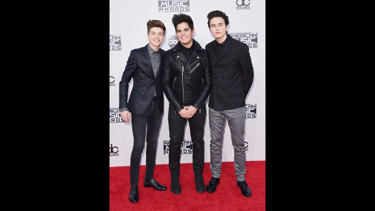 Ricky Garcia, Emery Kelly and Liam Attridge of the music group Forever in Your Mind