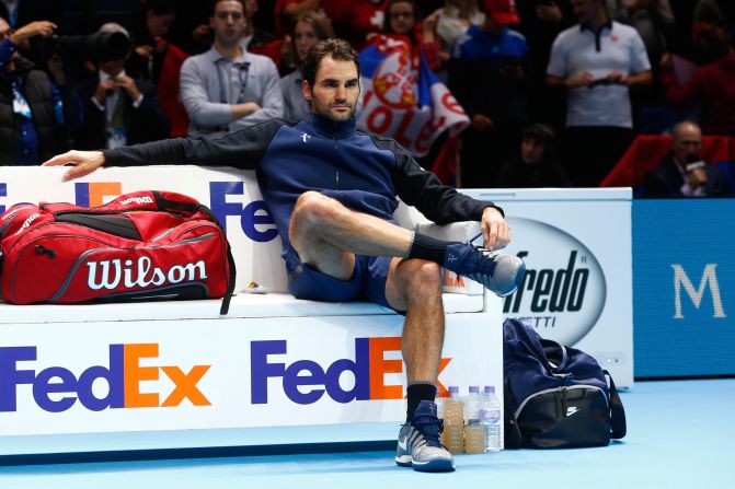 A dejected Federer reflects on his straight set defeat in the final to the world number one.
