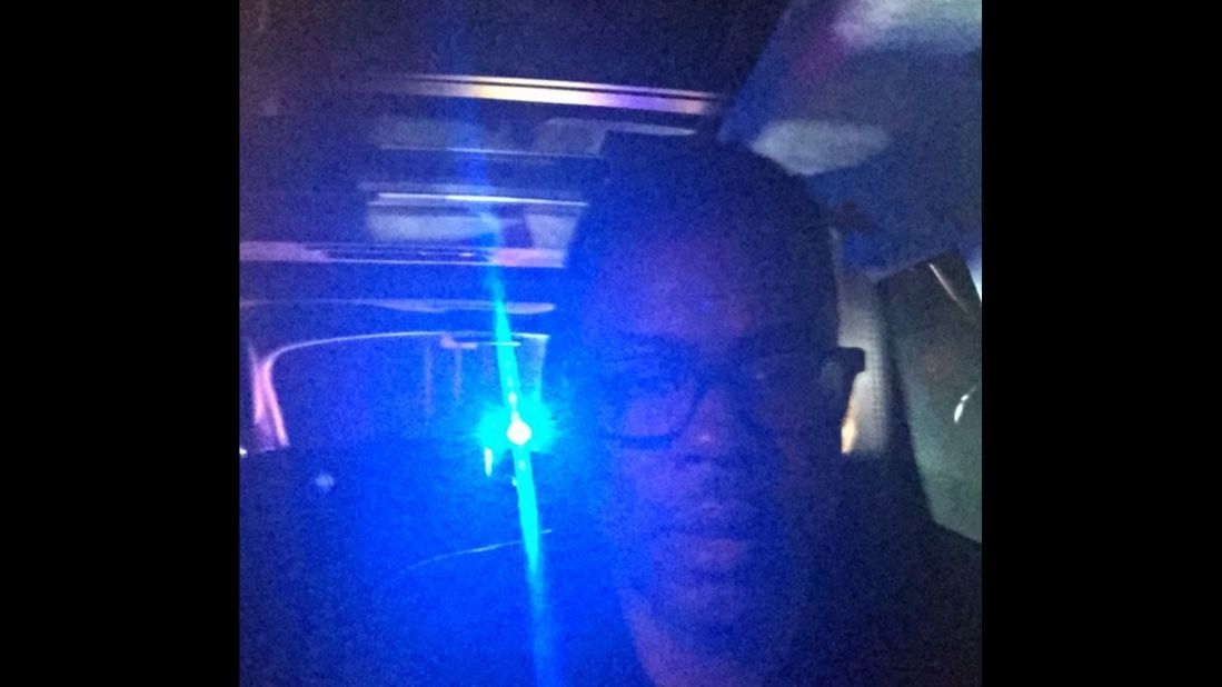 "Stopped by the cops again wish me luck," <a href="https://twitter.com/chrisrock/status/582767497272803328" target="_blank" target="_blank">tweeted comedian Chris Rock</a> on Tuesday, March 31. <a href="http://www.cnn.com/2015/04/02/us/chris-rock-pulled-over-police-selfies-feat/">He posted similar photos</a> in February.