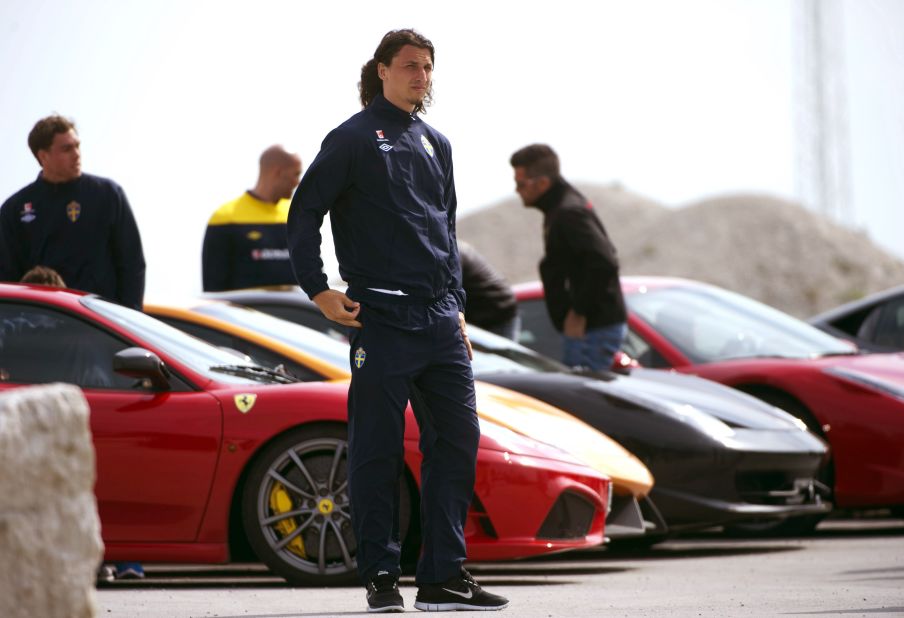 The Swede spent one season at Spanish club Barcelona -- scoring 21 goals in 41 games for the Catalans. But he struggled to get along with the club's revered coach Pep Guardiola. In his book, Ibrahimovic described how players were supposedly banned from driving super cars to training. 