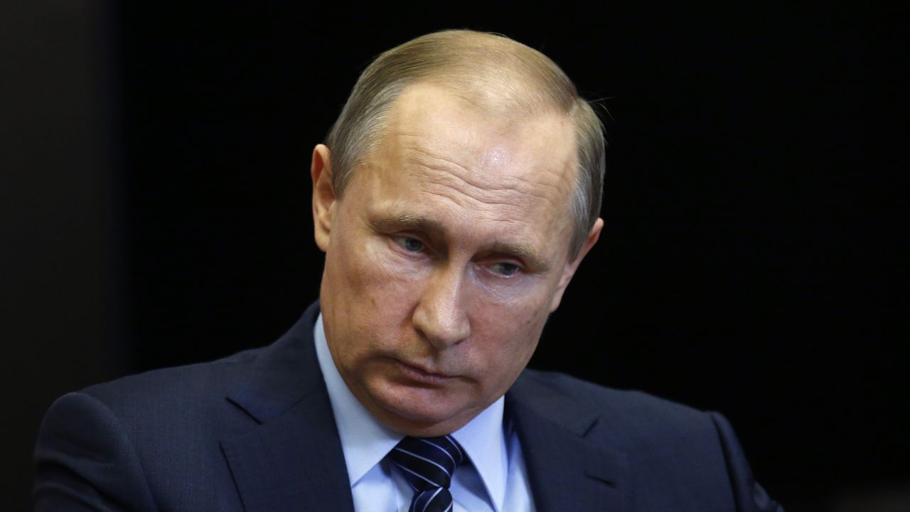 Russian President Vladimir Putin attends a meeting with Jordanian King Abdullah II (not pictured) at the Bocharov Ruchei state residence in Sochi on November 24, 2015. President Vladimir Putin on November 24 insisted that a Russian warplane shot down by a Turkish jet was flying over Syrian territory and did not pose any threat to Turkey. AFP PHOTO / POOL / MAXIM SHIPENKOVMAXIM SHIPENKOV/AFP/Getty Images