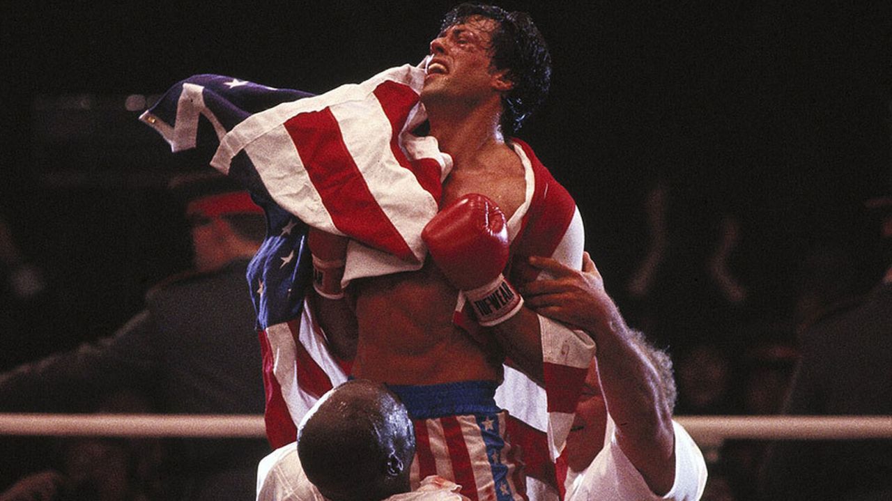 By the mid-'80s, Stallone had developed another franchise, the Rambo movies, making him a huge action hero -- and like Rambo, Rocky was now an all-American symbol of the Reagan years. In 1985's "Rocky IV," the boxer took on the USSR's Ivan Drago (Dolph Lundgren) after Drago killed his pal Creed in the ring. Not only did Rocky win, "Rocky IV" was the biggest box office hit of the entire series.