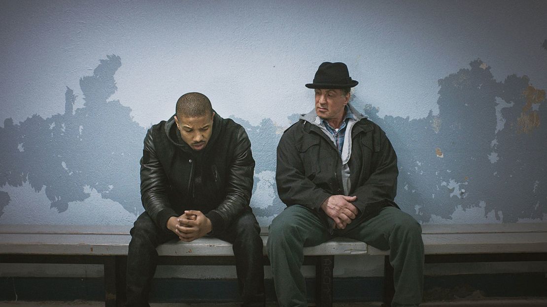 Michael B. Jordan and Sylvester Stallone in "Creed."