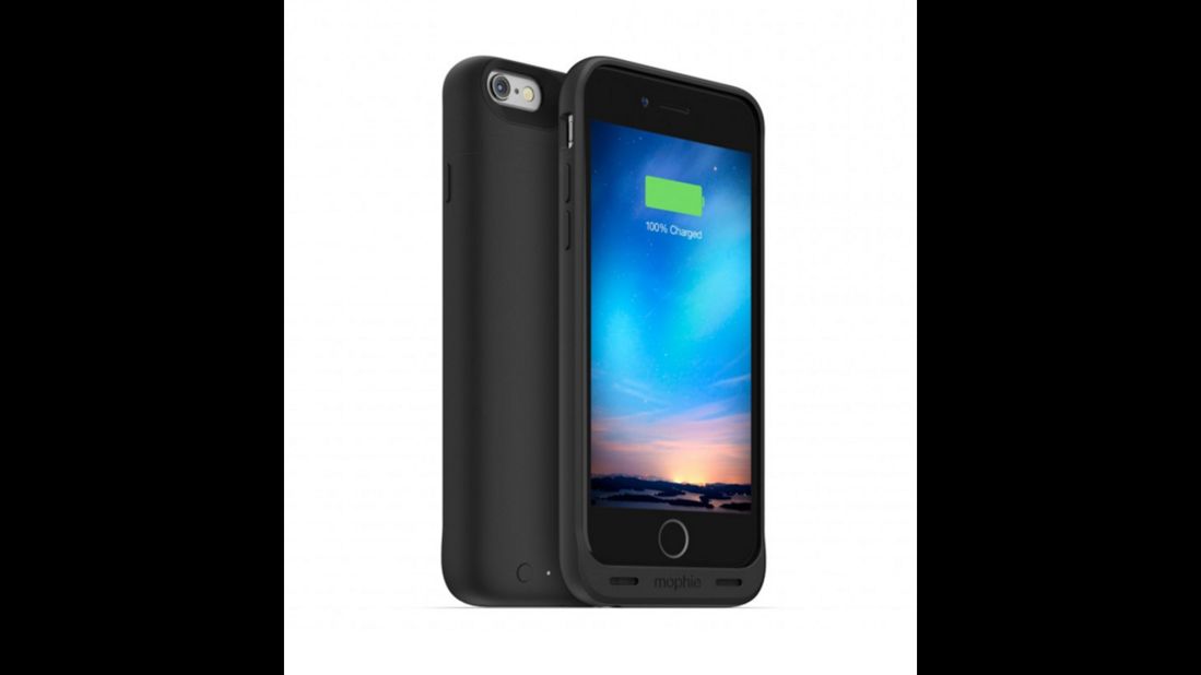 Forget bulky charging cases that turn your phone into a brick: This one, for the iPhone 6, is <a href="http://www.mophie.com/shop/battery-cases/juice-pack-reserve-iphone-6" target="_blank" target="_blank">the most compact case Mophie has ever made</a>. Thin and lightweight, it adds only .3 inch of thickness to your phone, with a weight less than 3 ounces, and promises to boost your battery life by 60%.