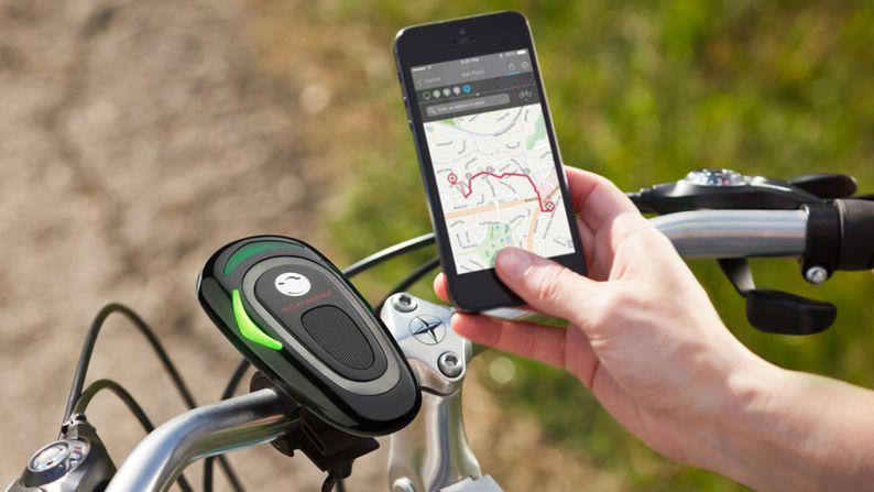 If you're biking in an unfamiliar area and get lost, you typically must ask someone for directions or stop and pull out your phone. Now there's a third option: <a href="http://www.schwinnbikes.com/usa/news/cyclenav-smart-bike-navigator/" target="_blank" target="_blank">a GPS device that mounts on your handlebars</a>, connects via Bluetooth to your phone and gives turn-by-turn audio navigation, complete with flashing turn indicators. At the end of your trip, the CycleNav app shows distance traveled, calories burned and other stats, giving you a snapshot of your ride. 