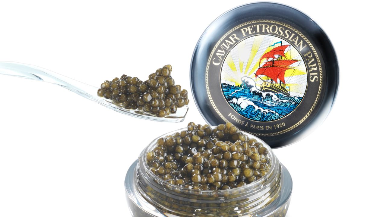 Top grade caviar is usually lighter in color.