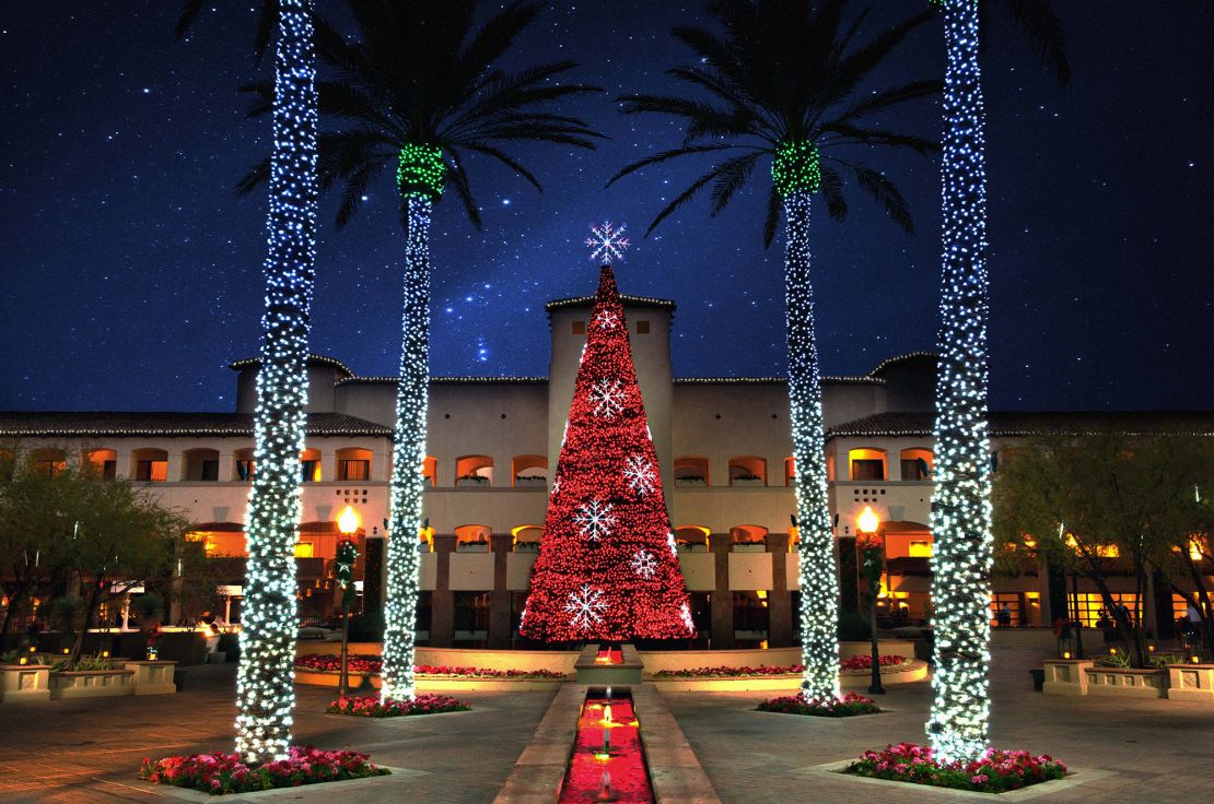 The Fairmont Scottsdale Princess hosts a Christmas festival every year that's open to the public.