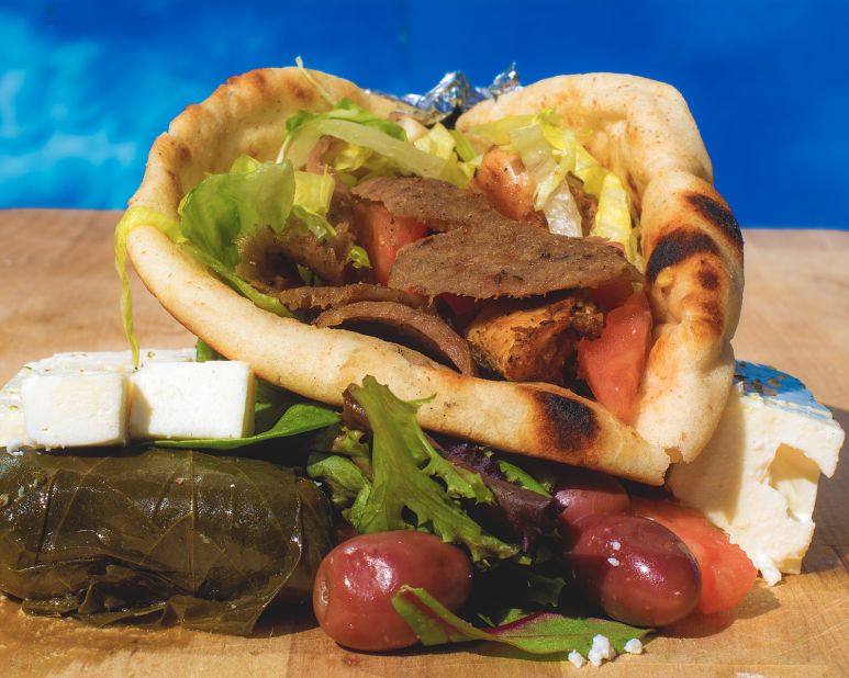 For a cheap street eat, the freshly carved lamb gyro is the top pick at Uncle Gussy's, an insanely popular food truck run by two brothers. Mom makes the tzatziki sauce. 