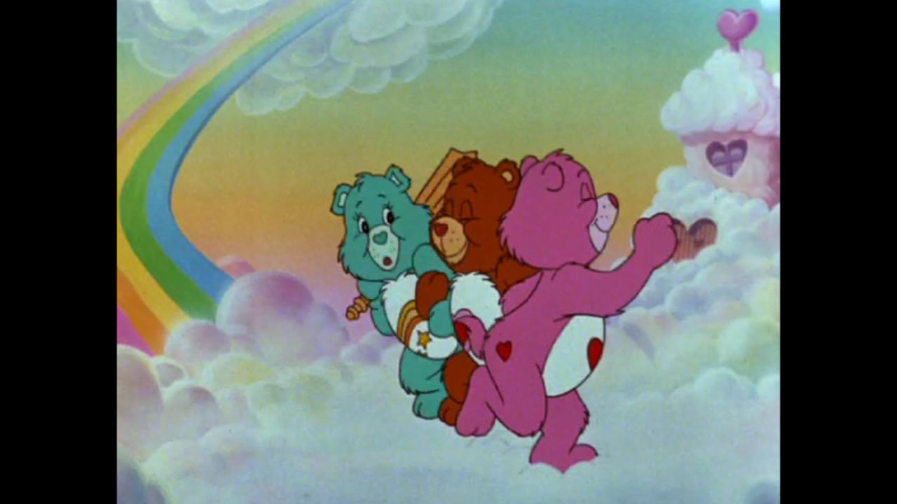 <strong>"The Care Bears Movie"</strong>: The Care Bears watch over a pair of siblings as an evil wizard attempts to cover the Earth in concrete in this animated film. <strong>(Hulu)</strong>