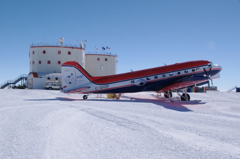 Flights bring crews and supplies to the station except for four months of the year -- during winter -- when crews are left to fend for themselves, with no daylight.