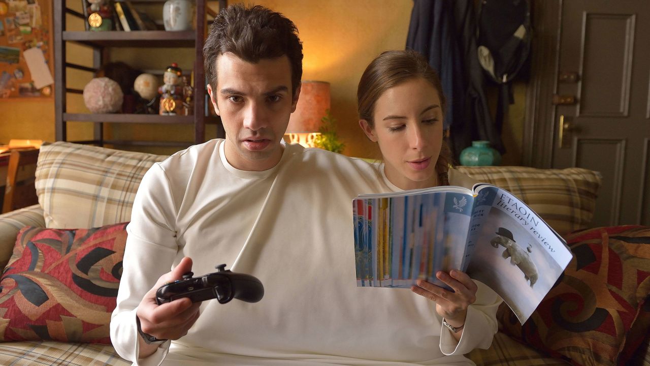 <strong>"Man Seeking Woman" season 1</strong>: Jay Baruchel stars as Josh and Claire Stollery as Rachel in a sitcom about an awkward guy trying to navigate love and relationships. <strong>(Hulu) </strong>