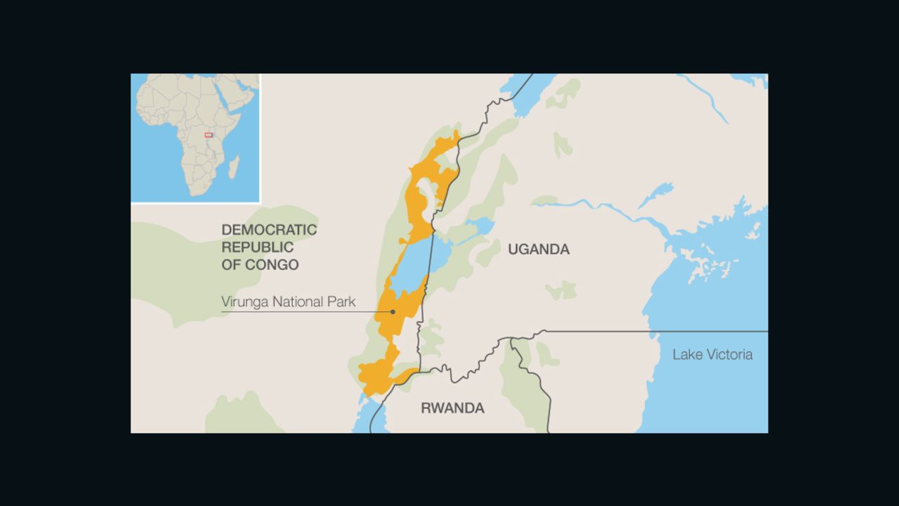 Virunga Map