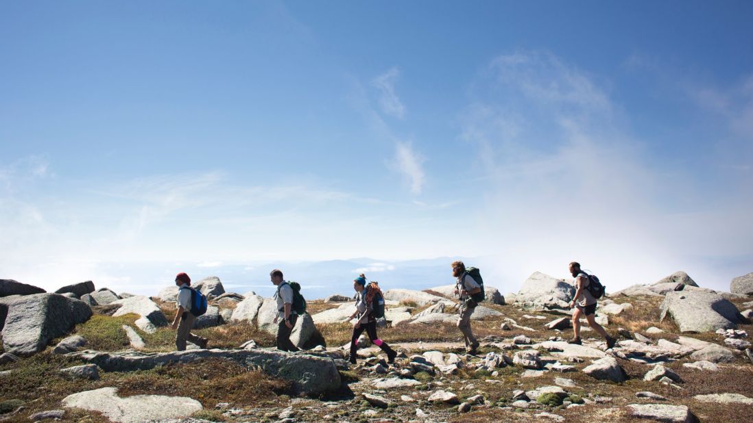 "Hiking the trail is like a reset button," Gobin said. "It helps you become a civilian again."