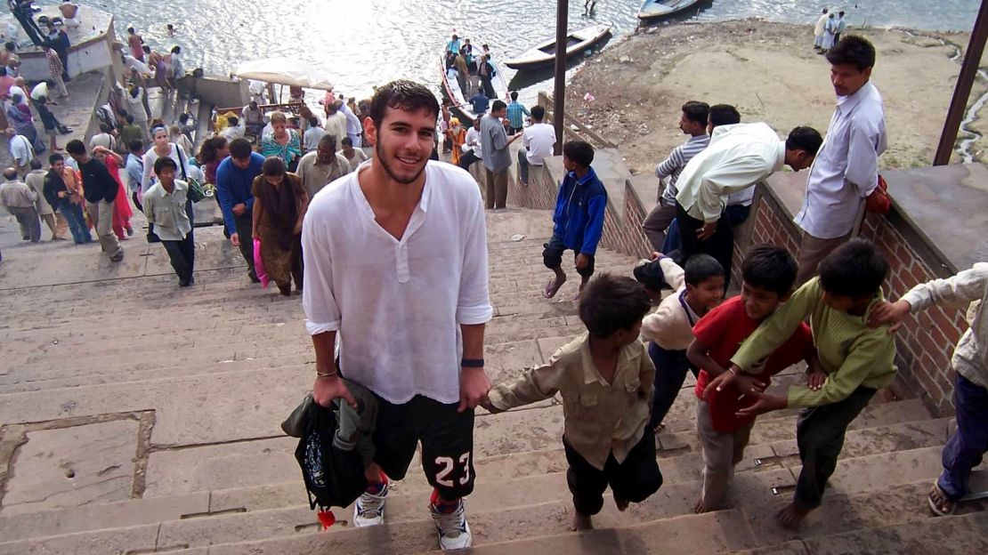 Adam Braun found inspiration on the banks of India's River Ganges.