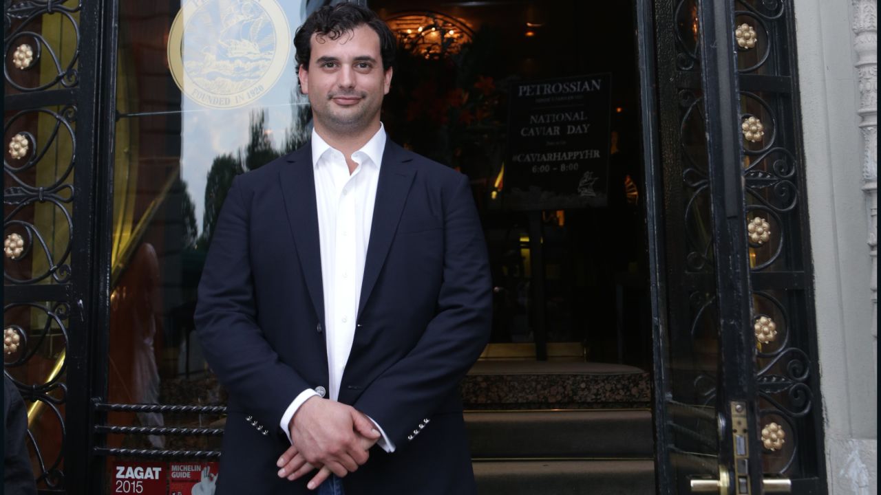Caviar expert Alexandre Petrossian.