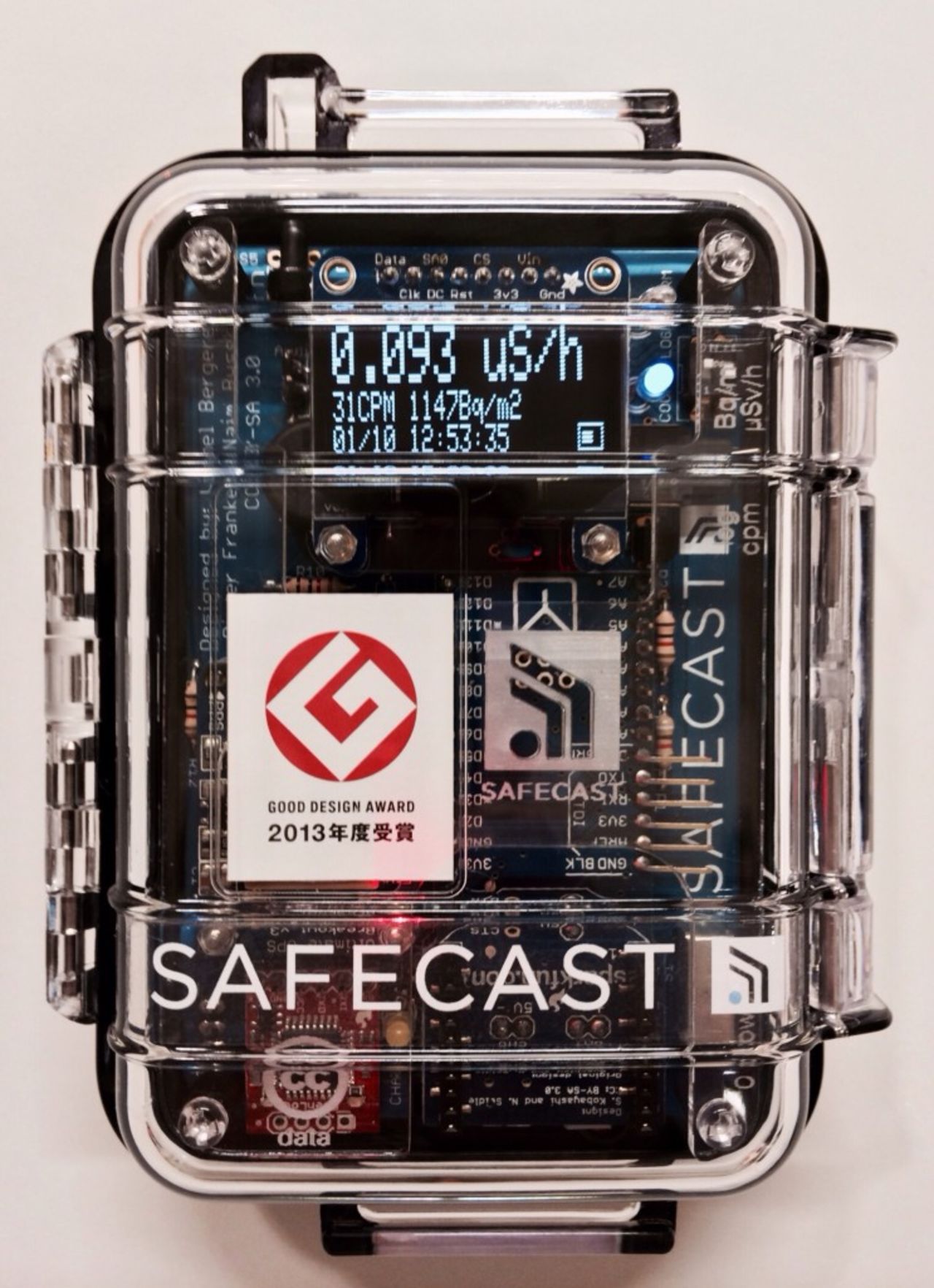 The 'Bgeigie' from Safecast was used to test conditions in Fukushima after the nuclear disaster. 