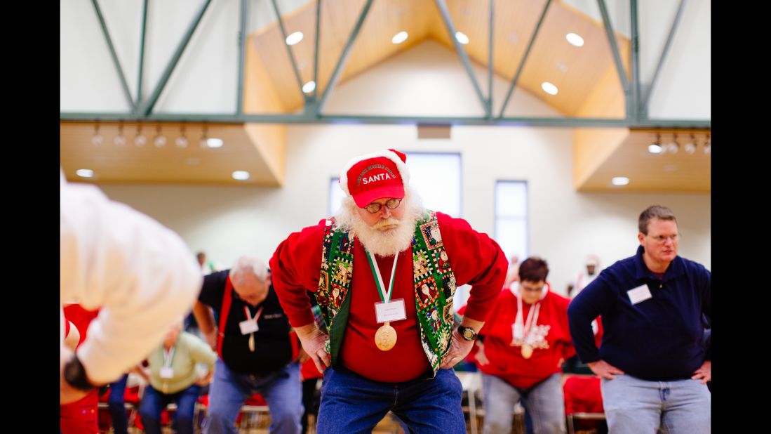 Each Santa has to fill out an application and explain why they want to attend the school. About half the Santas who are accepted are professionals, the Valents say, and the rest portray Santa for charities, churches or in their  communities. 