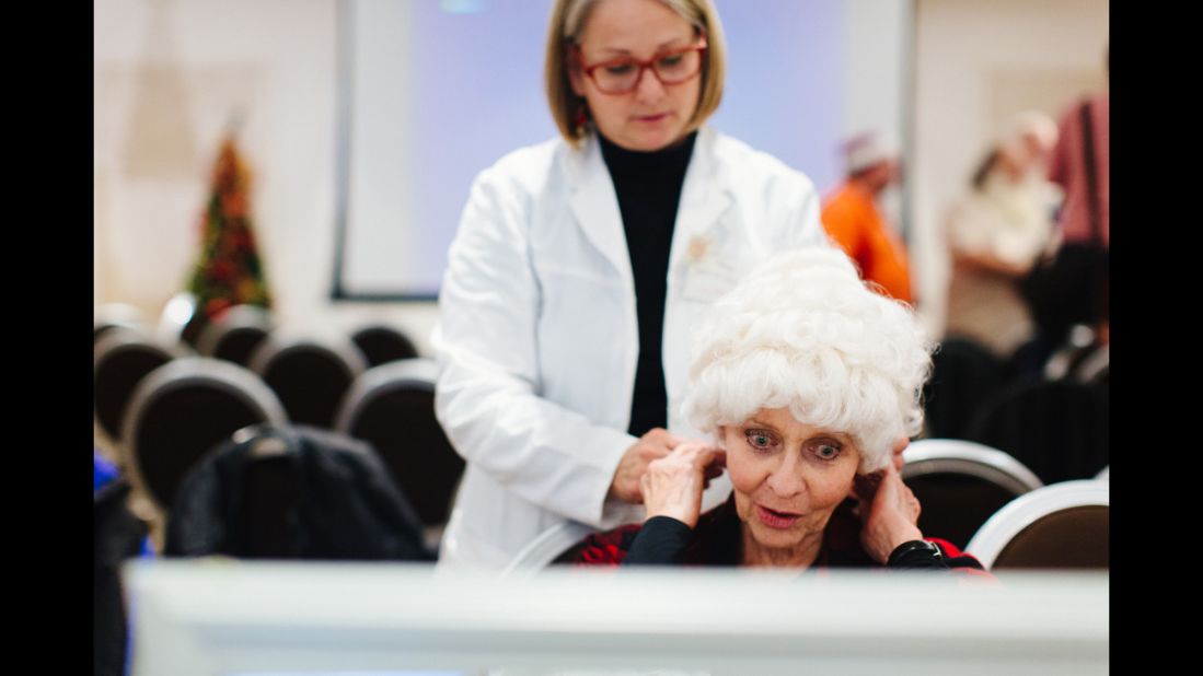 "Mrs. Claus can be so important today," says Holly Valent, Tom's wife and his Mrs. Claus. "To show children that there's a loving relationship between a husband and wife, because there's so many children today that do not ever see a loving relationship at home. If they can see it in Santa and Mrs. Claus once in a lifetime, they know it's out there."