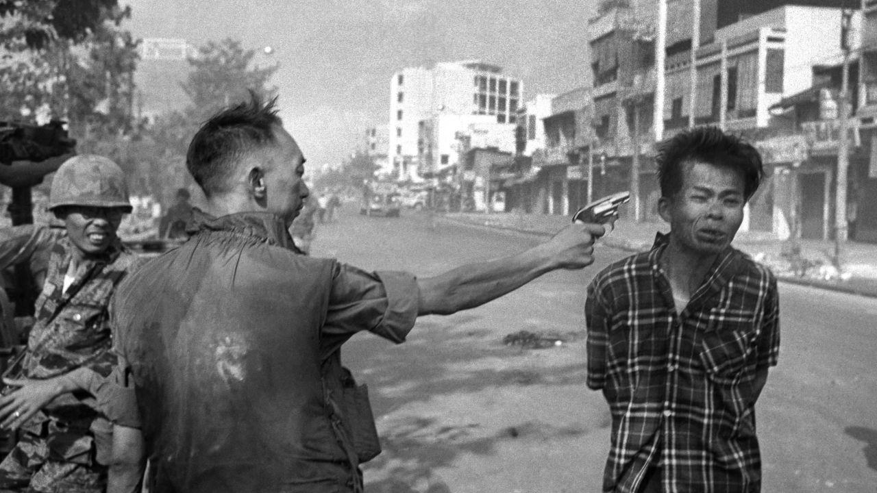 In Eddie Adams' 1968 photo, South Vietnamese Gen. Nguyen Ngoc Loan executes a suspected Viet Cong.