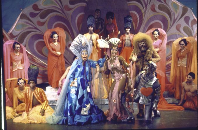 Tiger Haynes, right, played the Tin Man.