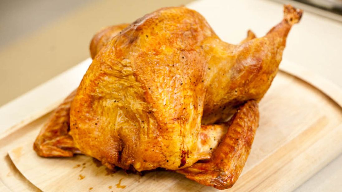 Dark meat (thighs and drumsticks) cooks more slowly than white breast meat. No matter which cooking method you use, shield the breast meat to protect it from the heat by starting the bird either breast side down or with the breast to the side, then finishing breast side up.