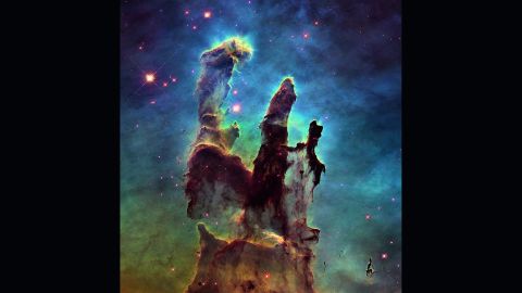 <strong>January 6:</strong> NASA releases a stunning new image of the so-called <a href="http://www.cnn.com/2015/01/06/tech/nasa-pillars-creation/index.html" target="_blank">Pillars of Creation,</a> one of the space agency's most iconic discoveries. The giant columns of cold gas, in a small region of the Eagle Nebula, were popularized by a similar image taken by the <a href="http://www.cnn.com/2015/04/19/photos/cnnphotos-hubble-space-telescope-25th-anniversary/" target="_blank">Hubble Space Telescope</a> in 1995. <a href="http://www.cnn.com/2014/01/10/tech/gallery/wonders-of-the-universe/index.html" target="_blank">See other wonders of the universe</a>