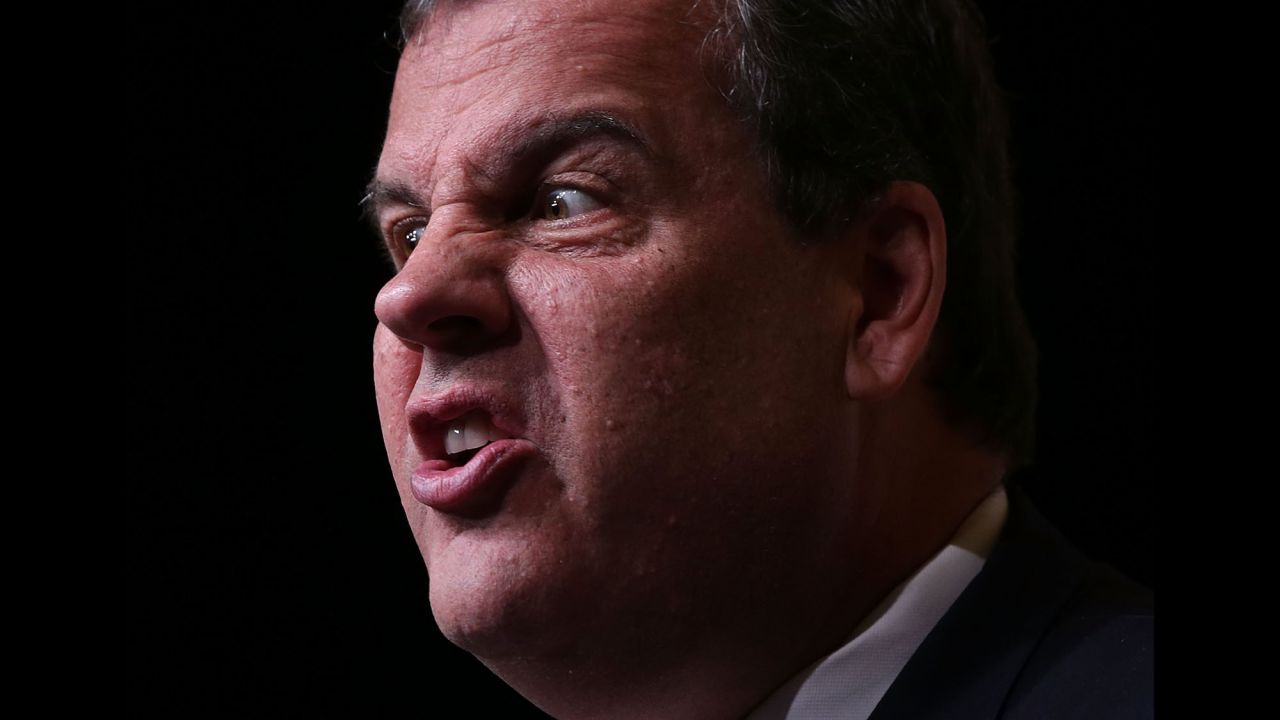 <strong>June 19:</strong> New Jersey Gov. Chris Christie speaks during the "Road to Majority" conference in Washington. Conservatives gathered at the annual event held by the Faith & Freedom Coalition and the Concerned Women for America.