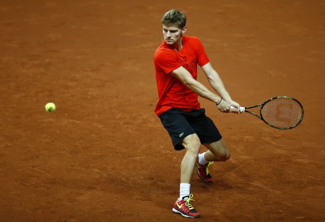 Belgium is led by world No. 16 David Goffin, who had a breakthrough 2014 -- winning two titles. He has reached another two ATP finals this year.
