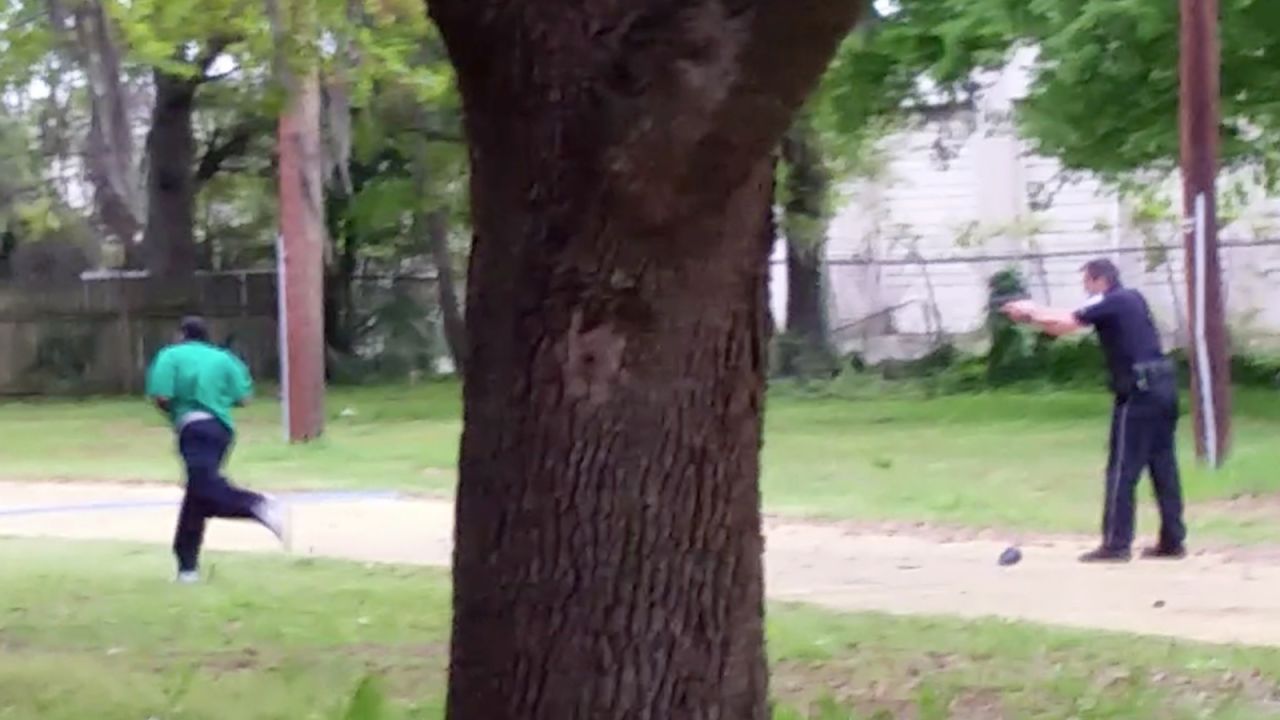 <strong>April 4:</strong> A bystander's video shows Michael Slager, a police officer in North Charleston, South Carolina, fatally shooting an unarmed man, Walter Scott, as Scott runs away. The graphic footage sparked outrage and reignited a national conversation around race and policing. Slager was charged with murder and fired from his job after the video was released. A grand jury <a href="http://www.cnn.com/2015/06/08/us/south-carolina-slager-indictment-walter-scott/" target="_blank">indicted Slager in June,</a> and he was <a href="http://www.cnn.com/2015/09/14/us/michael-slager-bond-walter-scott-case/" target="_blank">denied bond in September.</a> Slager told investigators Scott did not comply with his demands and tried to grab his stun gun.