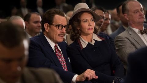 Bryan Cranston and Diane Lane play Dalton Trumbo and his wife, Cleo, in the new film.