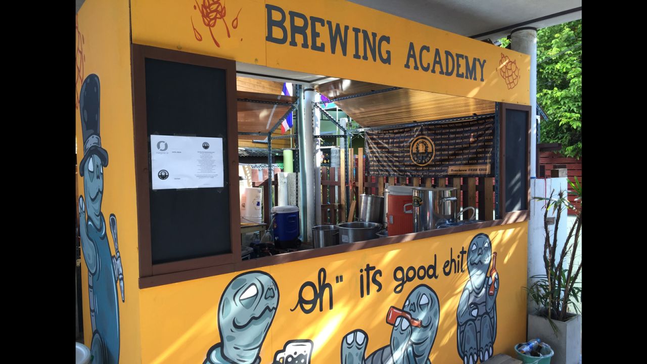 P'Chit devotes his weekends to spreading brewing knowledge. 