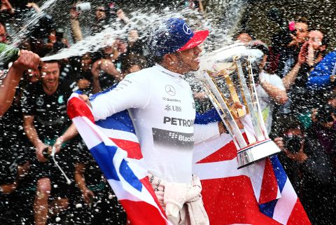 Webber believes Hamilton "backed off a sniff, two or three percent" after clinching his second successive title at the U.S. Grand Prix in Austin, Texas. 