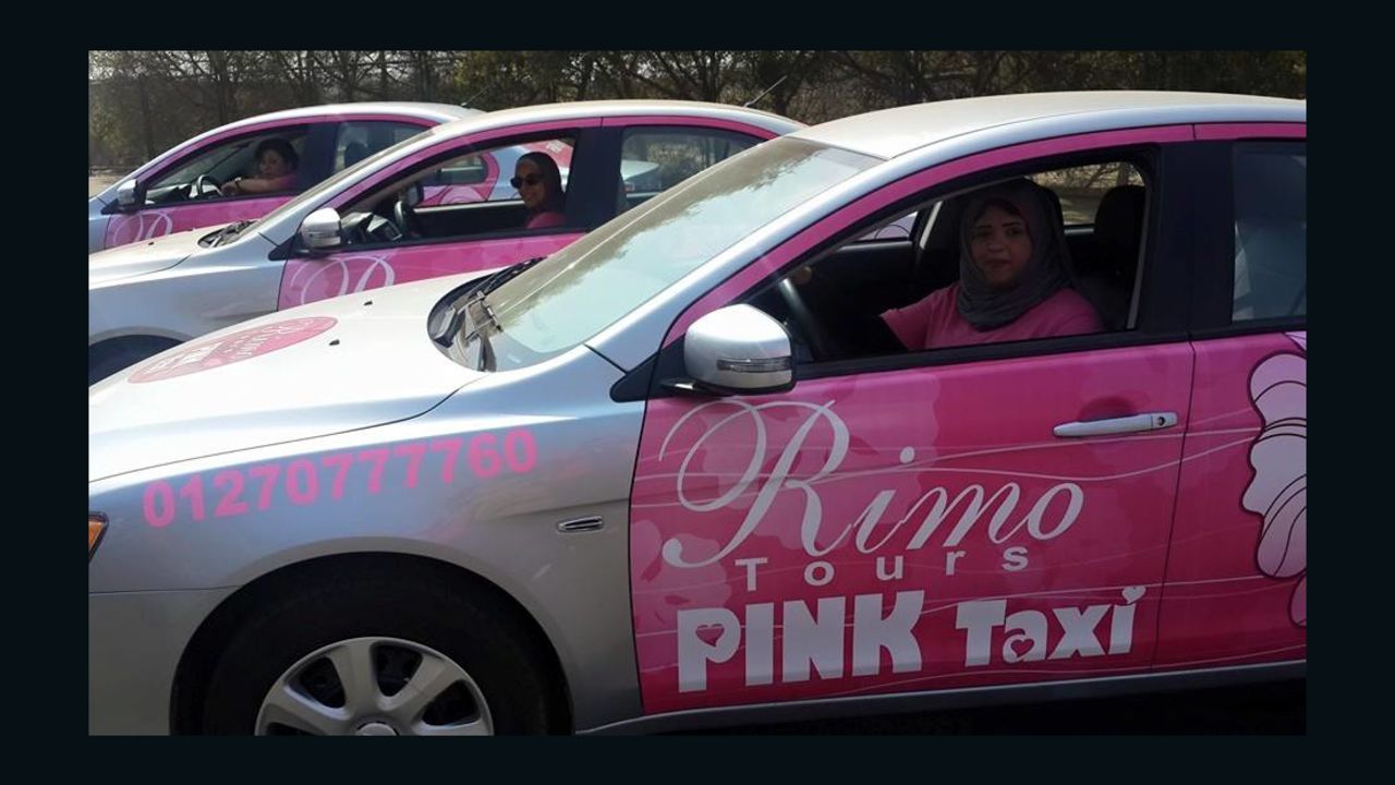 Pink Taxi's drivers are women and only accept women as passengers.