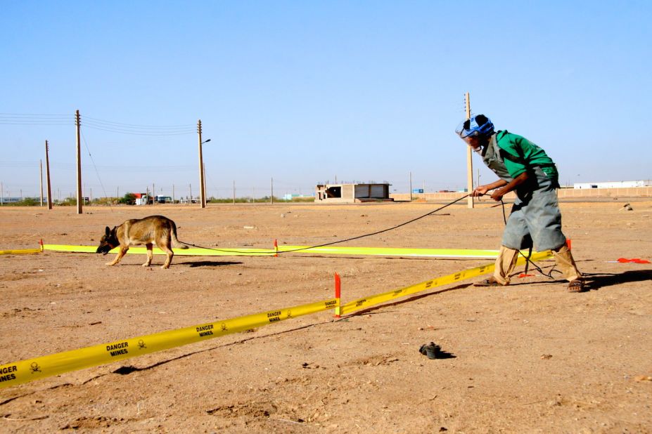 Training goes on in Soba, north of Khartoum.