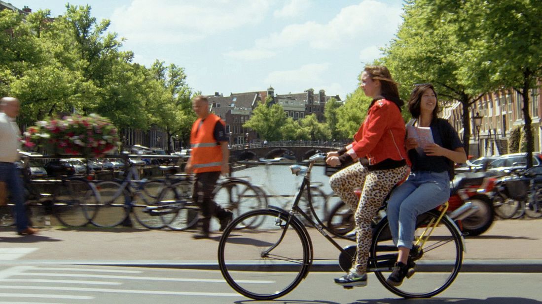 <strong>Netherlands: </strong>The Netherlands is MacDonald's favorite country for cycling. In 2015, Amsterdam launched the Yellow Backie bike lift scheme as an innovative new way for tourists to see the city. 