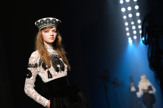 Nautical style has been a signature of French couturier Jean Paul Gaultier since the 1980s.