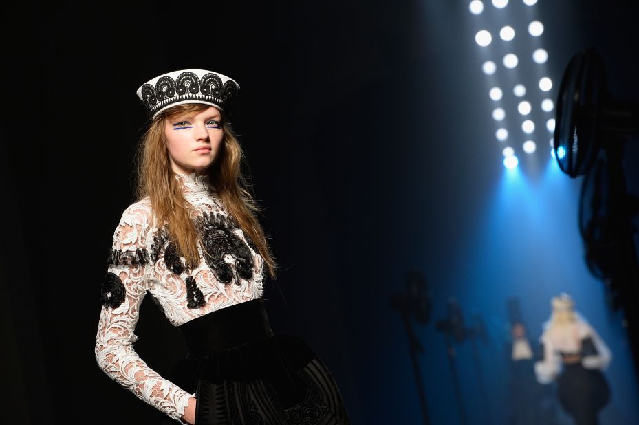 Nautical style has been a signature of French couturier Jean Paul Gaultier since the 1980s.