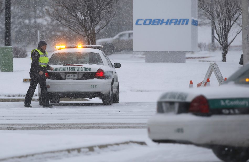 The shooting, first reported around 11:30 a.m. (1:30 p.m. ET), left a nearby shopping center on lockdown as police searched for the gunman.