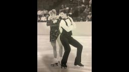 Garrett Swasey and Christine Fowler-Binder compete in the junior national championships in the early 1990s.