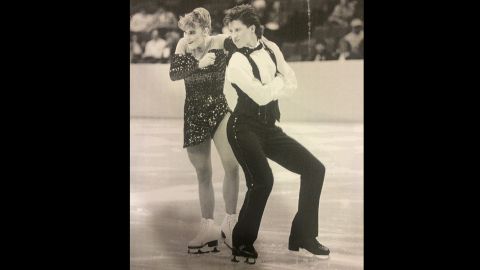 Garrett Swasey and Christine Fowler-Binder compete in the junior national championships in the early 1990s.