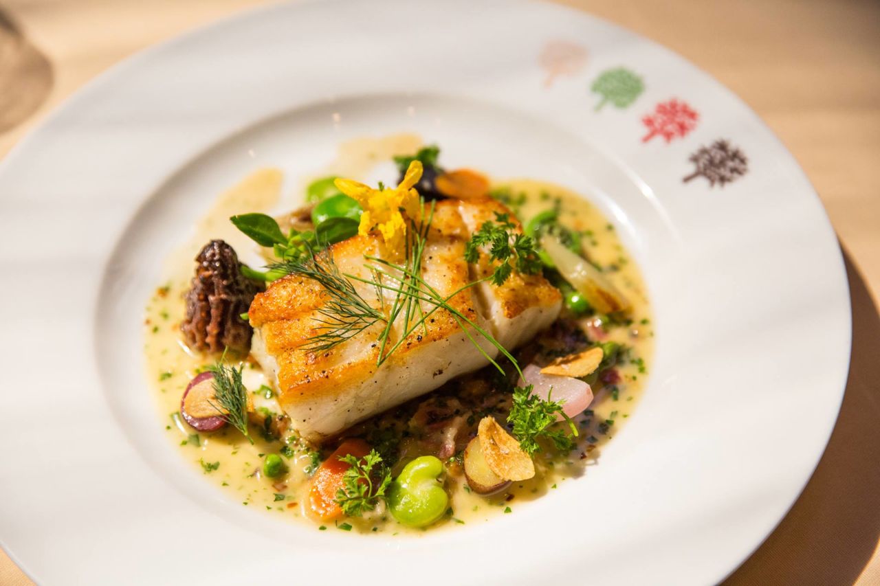 Need a New York meal tip? From breakfast to dinner, here are some great ones, starting with a perfect roasted cod with spring vegetable ragout from The Four Seasons. Details on where to find all these dishes are in the story below. 