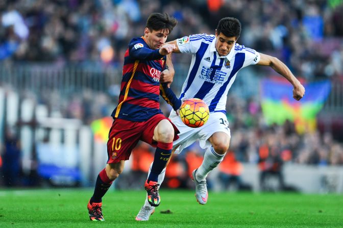 The Argentina striker rounded off the scoring after being set up by Neymar in injury time.