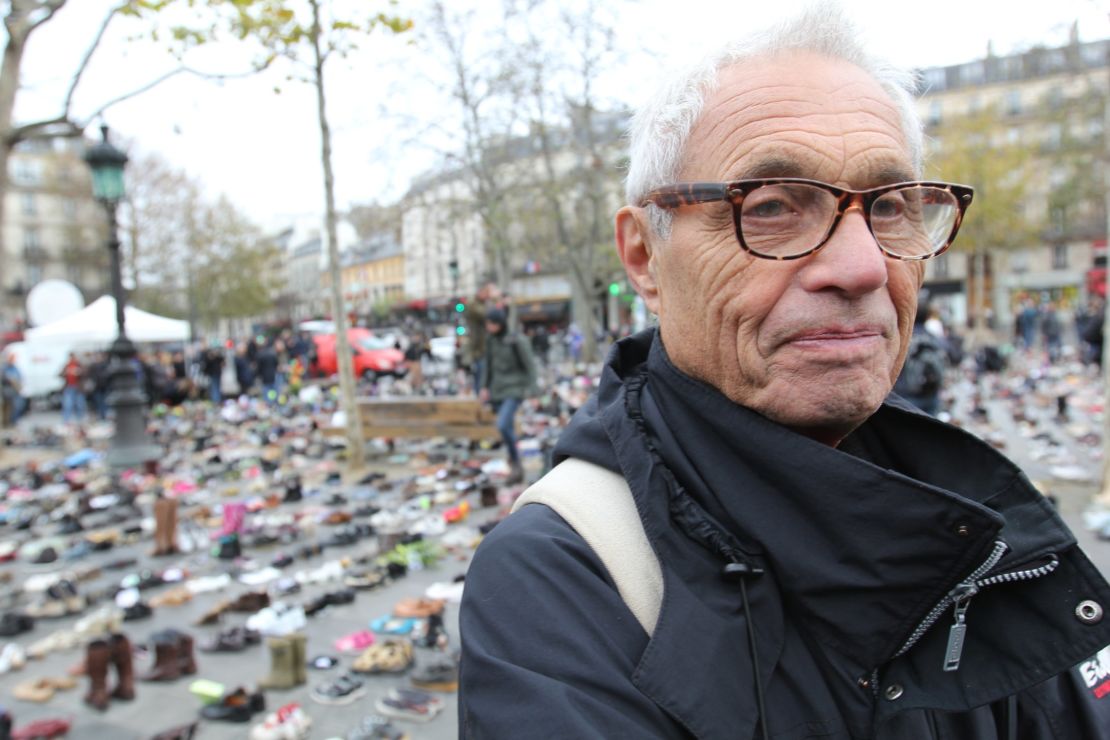 "The shoes are marching for us," said René Stroh of Paris.