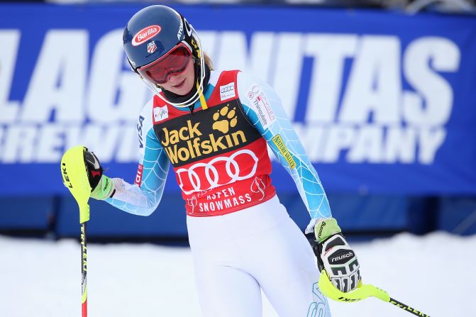 Victory by a three-second margin on Saturday -- the largest in this discipline's World Cup history -- spurred Shiffrin to wonder whether her rivals were joking.