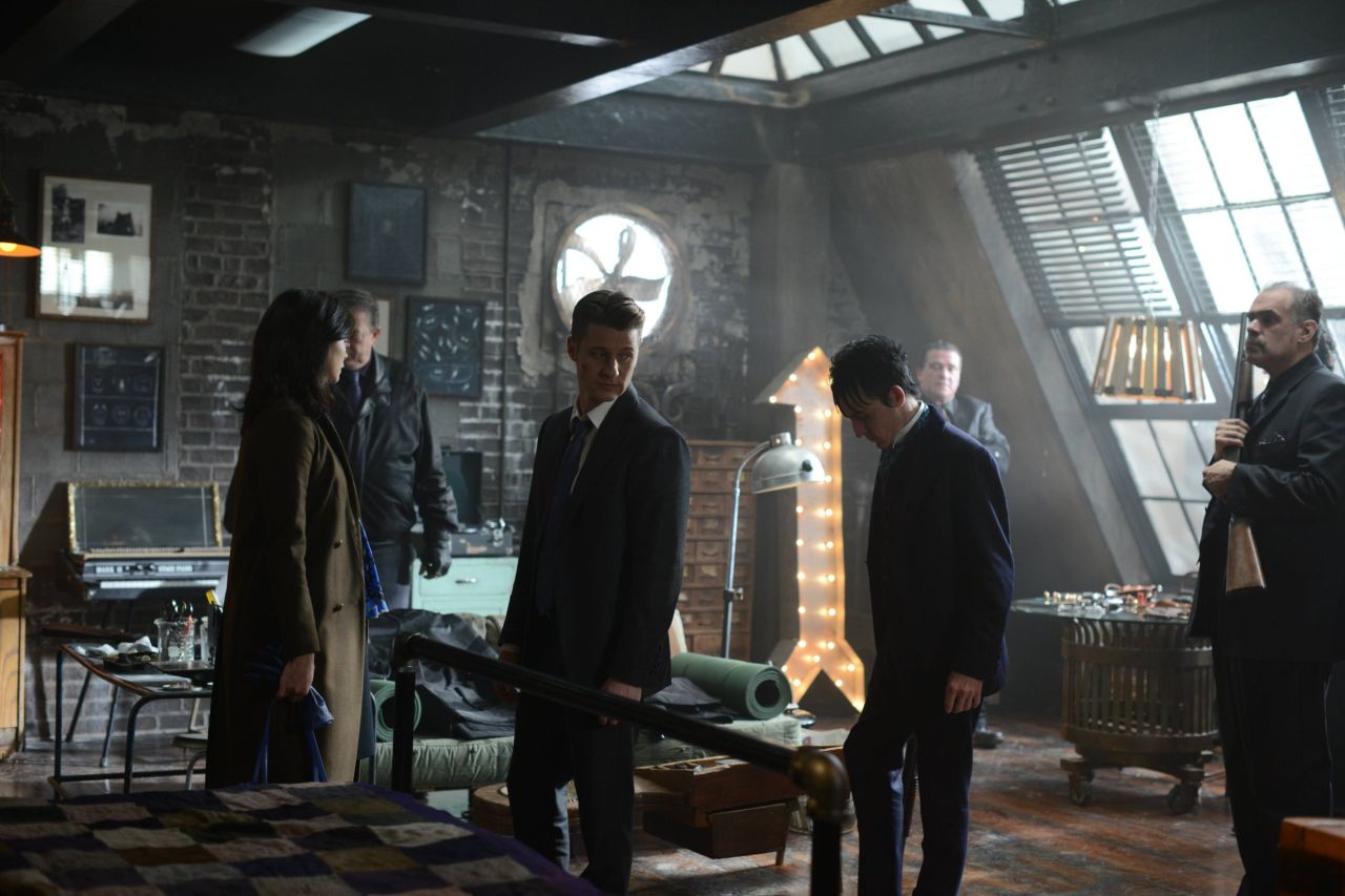 Fox's hit series "Gotham" would not work quite as well without the incredible sets (like Edward Nygma's apartment, seen here) where cops and villains scheme and battle. They help create a larger-than-life atmosphere. CNN recently visited the show's set in Brooklyn, New York.