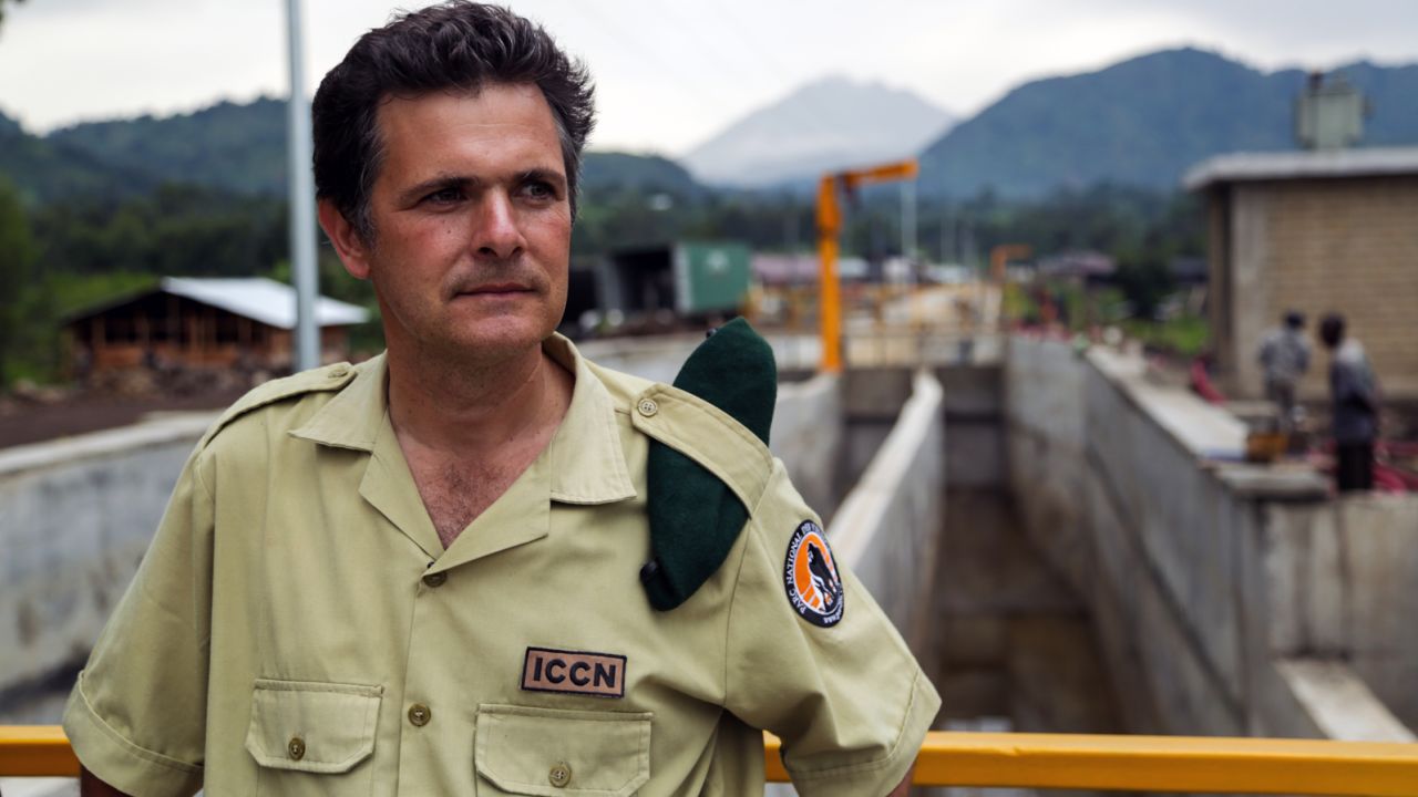 Park Director Emmanuel de Merode looks out over Virunga's ambitious $200 million clean energy project.